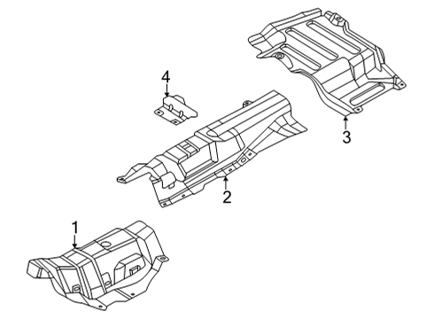 2024 Ford Maverick Shield Diagram for NZ6Z-60114B06-C