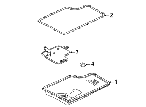 2021 Ford E-350/E-350 Super Duty Converter Assembly Diagram for LC2Z-7902-ATC