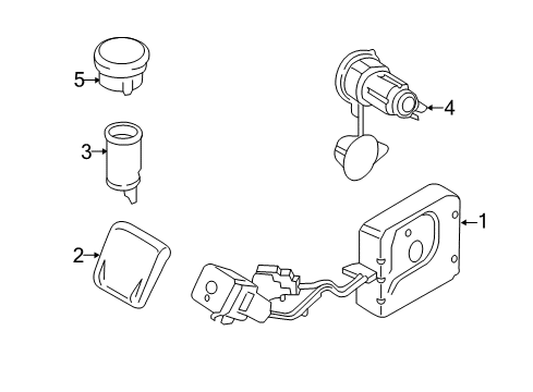 2020 Ford Transit Voltage Converter Assembly Diagram for CK4Z-19G317-B