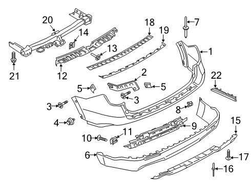2025 Ford Explorer Cover Diagram for RB5Z-17K835-BA