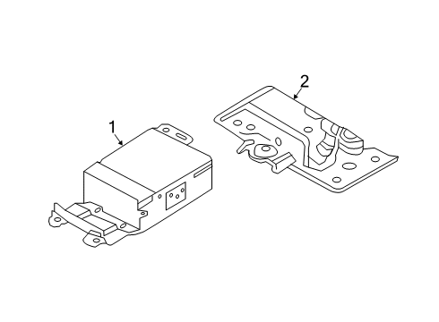 2022 Lincoln Nautilus Voltage Converter Assembly Diagram for E1GZ-19G317-C