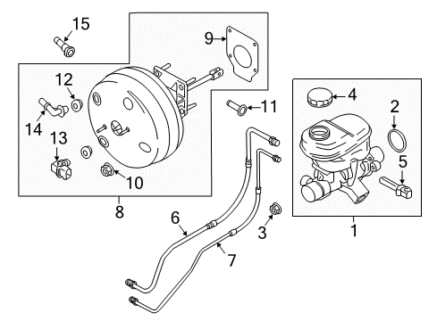 2020 Ford F-150 Vacuum Tube Diagram for JL3Z-2420-AA