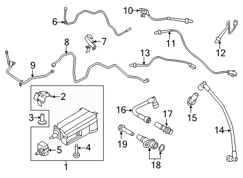 2025 Ford Transit SENSOR - HEGO Diagram for LK4Z-9F472-D