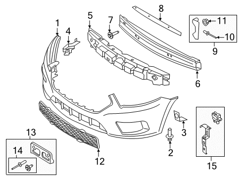 2019 Ford Police Interceptor Sedan Sensor Assembly Diagram for DG1Z-12A647-A