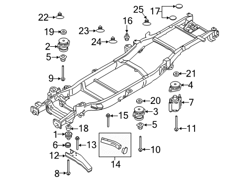 2021 Ford F-150 Damper Assembly Diagram for ML3Z-5D008-B
