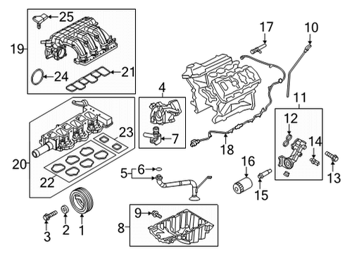 2021 Ford F-150 Sensor Assembly Diagram for PV4Z-9F479-C