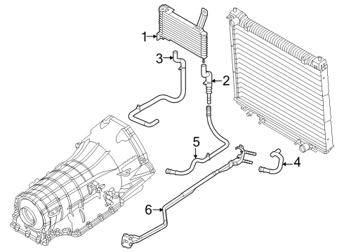 2024 Ford E-350/E-350 Super Duty Tube Assembly Diagram for LC2Z-7R081-C