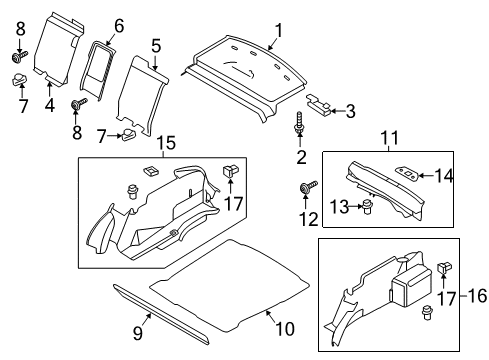 2020 Lincoln Continental CARPET - RR QTR PANEL/LUGG.COM Diagram for GD9Z-5445422-BC