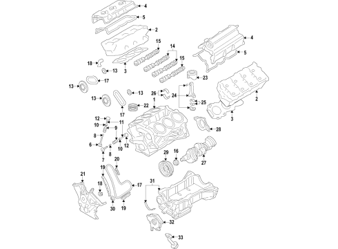 2020 Ford F-150 Gasket Kit Diagram for JL3Z-6079-H
