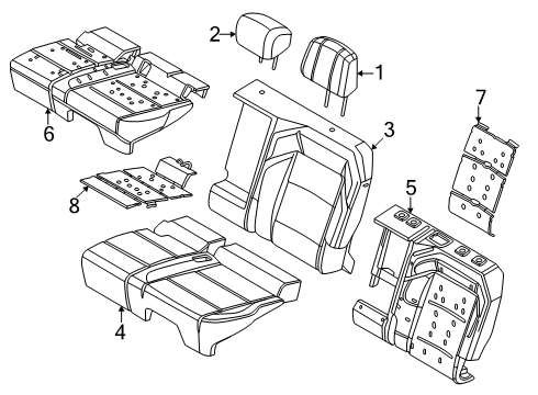 2025 Lincoln Nautilus Element Diagram for R2TZ-14D696-F