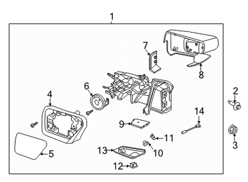 2022 Ford F-150 Cover Diagram for ML3Z-17D742-CAPTM