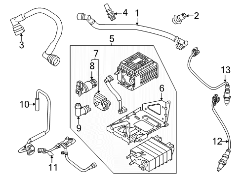 2023 Ford F-250 Super Duty Emission Components Diagram 4