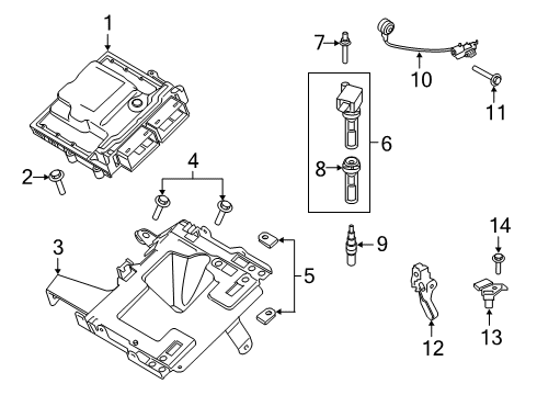 2020 Ford Explorer Engine Control Module - EEC Diagram for LB5Z-12A650-AHANP