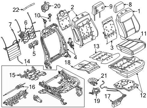 2025 Ford F-350 Super Duty Heated Seats Diagram 4