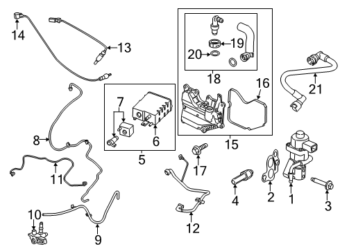 2020 Ford Transit Connect RESERVOIR ASY Diagram for GU5Z-9D653-G