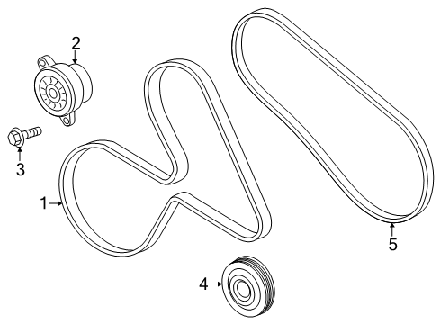 2025 Ford F-150 Belts & Pulleys Diagram 8