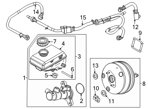 2025 Ford Ranger Vacuum Tube Diagram for MB3Z-2420-L