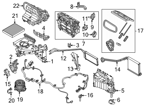 2025 Lincoln Navigator Control Diagram for SL1Z-19980-B