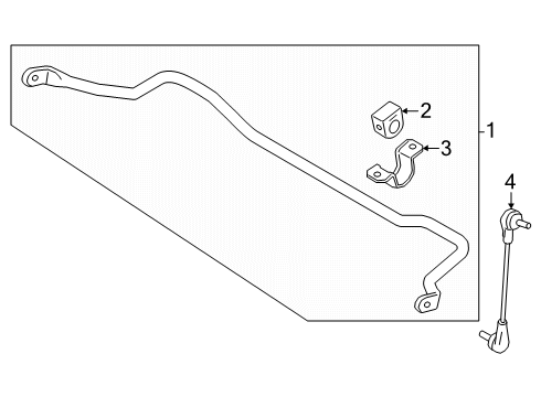 2025 Ford Ranger BAR ASY - ROLL Diagram for MB3Z-5482-V