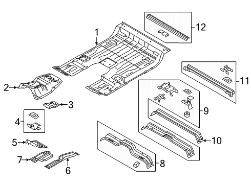 2025 Ford F-150 Floor Diagram 2