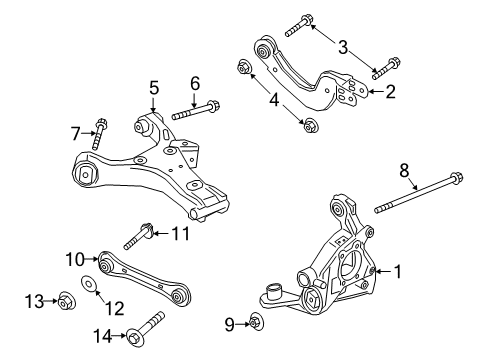 2023 Lincoln Corsair Rear Spring Diagram for LX6Z-5560-EN