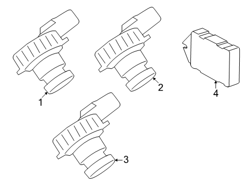 Control Assembly - Audio/Visual Unit Diagram for CK4Z-19H405-C
