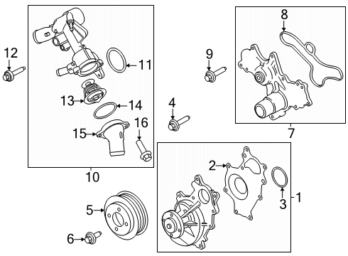 2025 Ford Transit 150 Water Pump Diagram 2
