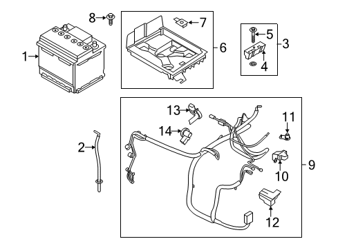 2020 Lincoln MKZ Ventilation Tube Diagram for FV6Z-10A818-B