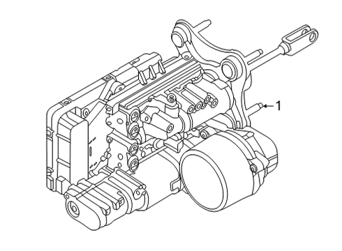 2024 Ford F-150 Brake Booster Assembly Diagram for RL3Z-2005-D