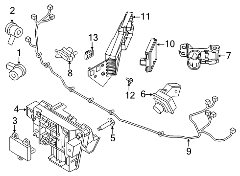 2023 Ford Expedition Bolt Diagram for -W716662-S442