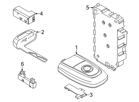 2024 Ford Ranger KEY - BLANK Diagram for N1WZ-2622050-D