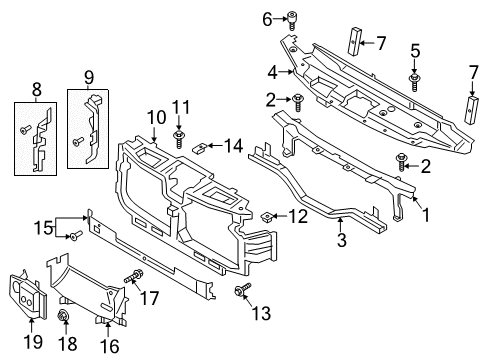 2022 Ford F-350 Super Duty Bolt Diagram for -W790492-S900