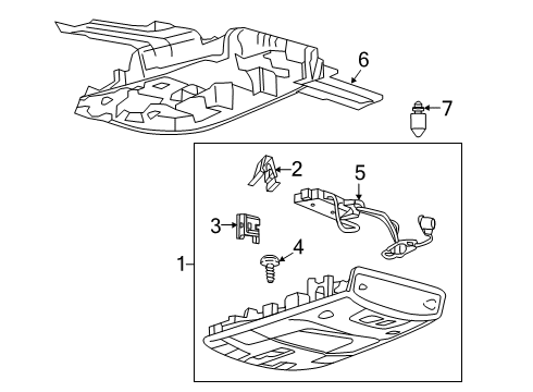 2020 Ford F-150 Clip Diagram for -W711045-S439