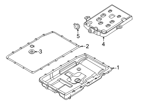 2024 Ford Explorer Converter Assembly Diagram for MB3Z-7902-E