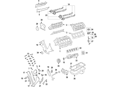 2020 Ford F-150 ARM ASY - VALVE ROCKER Diagram for ML3Z-6564-A