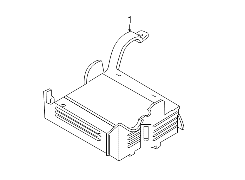 2020 Ford F-250 Super Duty Voltage Converter Assembly Diagram for HC3Z-19G317-BC
