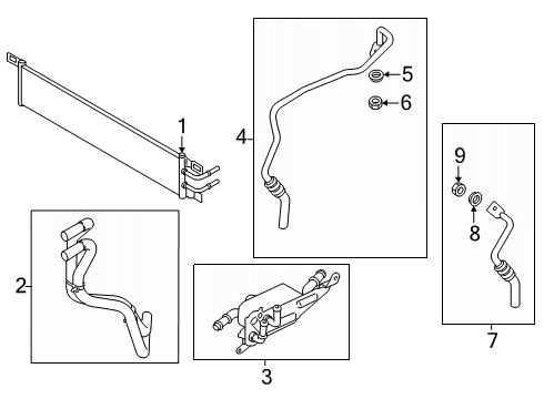 2025 Ford Maverick Tube Assembly Diagram for RZ1Z-7R081-A