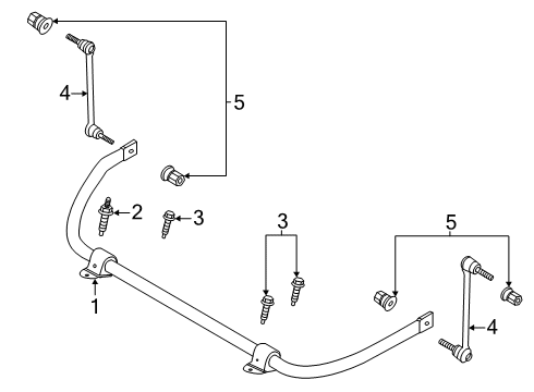 2023 Ford Explorer Nut Diagram for -W719506-S440