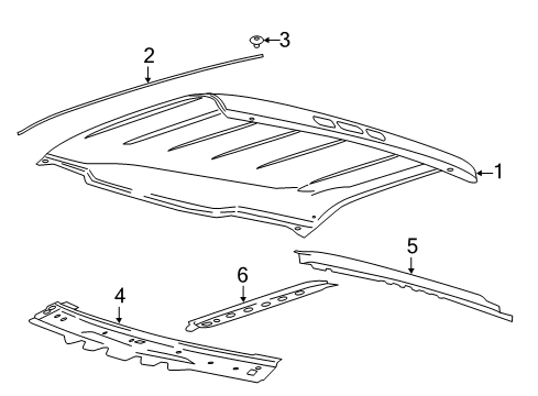 2022 Ford F-250 Super Duty Bracket Diagram for HC3Z-25537A49-B