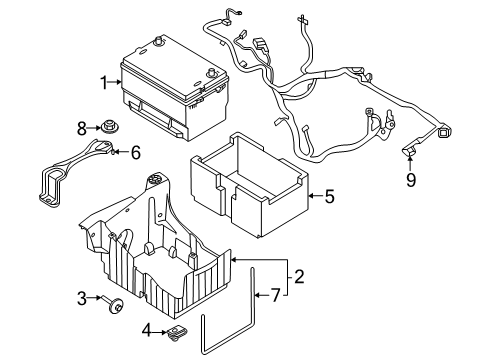 2025 Ford F-350 Super Duty Battery Diagram 3