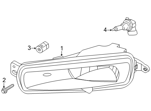 2024 Ford Transit 350 Bulbs Diagram 4