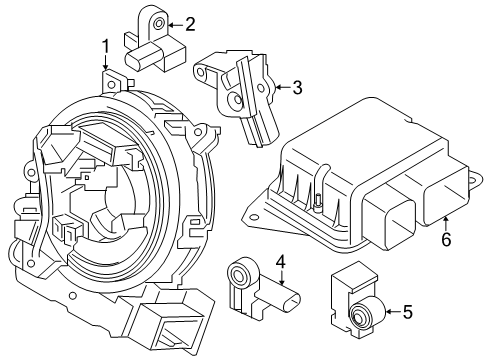 2024 Ford Ranger COVER AND CONTACT PLATE ASY Diagram for N1WZ-14A664-D