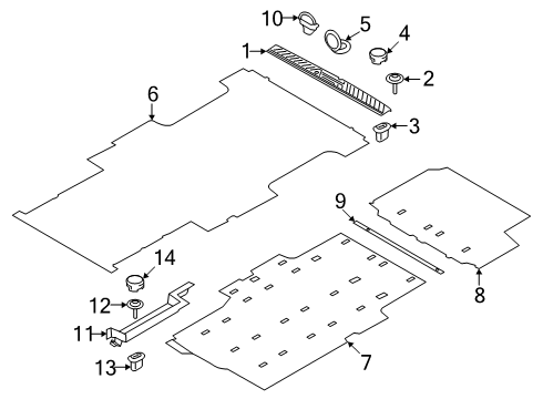 2025 Ford Transit Wheel Cover Diagram for BK2Z-1K359-AB