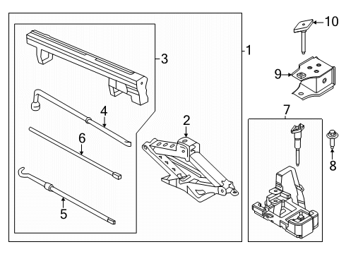 2025 Ford F-150 Jack & Components Diagram 2