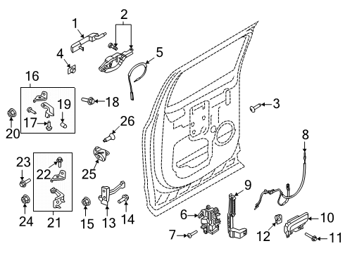 2025 Ford F-150 Front Door Diagram 5