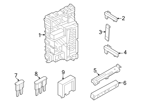 2022 Ford Bronco Transceiver Diagram for FT4Z-15607-B