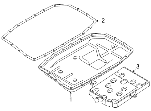 2024 Ford Transit Screen Assembly Diagram for LK4Z-7A098-A