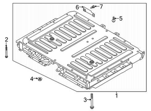 2021 Lincoln Corsair Screw Diagram for -W720360-S450B
