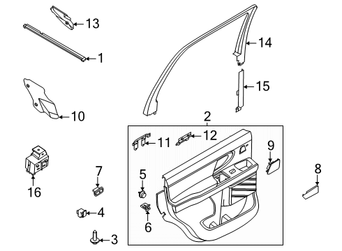 2025 Ford Expedition Rear Door Diagram 3
