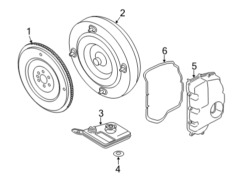 2020 Ford Fusion Reman Automatic Transmission Assembly Diagram for G3GZ-7000-ARM